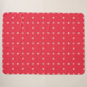 Couverture Sherpa Modèle de charme des fêtes de Noël 09 - (Devant (Horizontal))