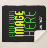 COUVERTURE SHERPA MODÈLE DE TEXTE D'IMAGE NOIRE SIMPLE ET MODERNE (Devant (Horizontal))