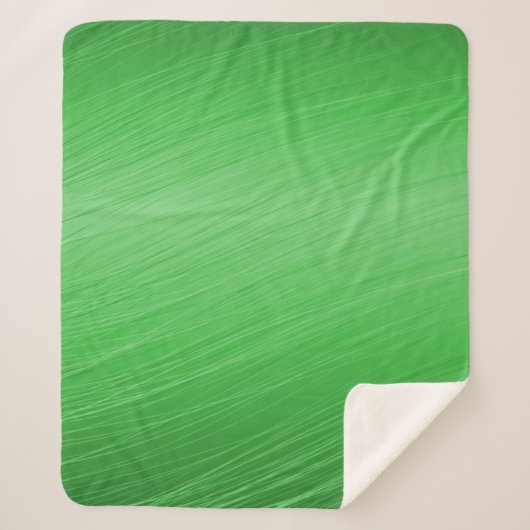 Couverture Sherpa Modèle de texture arrière - plan verte (Devant)