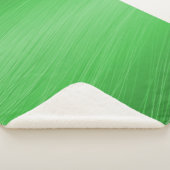Couverture Sherpa Modèle de texture arrière - plan verte (3/4)