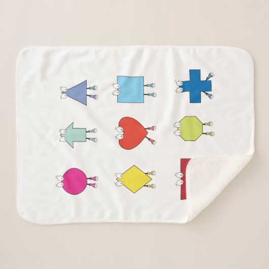 Couverture Sherpa Modèle d'illustration de caractères de forme mûre (Devant (Horizontal))