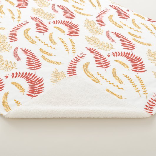 Couverture Sherpa Modèle floral (3/4)