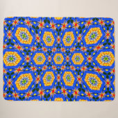 Couverture Sherpa Modèle floral esthétique (Devant (Horizontal))