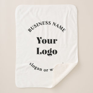 Couverture Sherpa Modèle minimaliste rétro-moderne pour votre logo