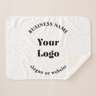 Couverture Sherpa Modèle minimaliste rétro-moderne pour votre logo