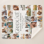 Couverture Sherpa Modèle moderne de script multi photo papa cadeau f (Devant (Horizontal))