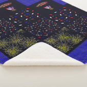 Couverture Sherpa Modèle patchwork du 4 juillet - 4 juillet (3/4)