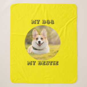 Couverture Sherpa Modèle photo personnalisé pour My Dog - My Best