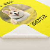 Couverture Sherpa Modèle photo personnalisé pour My Dog - My Best (3/4)