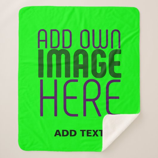 COUVERTURE SHERPA MODÈLE TEXTE D'IMAGE VERTE MODERNE ÉDITABLE LIME (Devant)