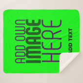 COUVERTURE SHERPA MODÈLE TEXTE D'IMAGE VERTE MODERNE ÉDITABLE LIME (Devant (Horizontal))