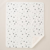 Couverture Sherpa Modern Black and White Children's Blanket  (Devant)