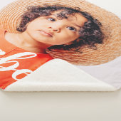 Couverture Sherpa Modern Simple Script Ajouter votre nom et photo (3/4)