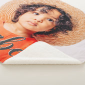 Couverture Sherpa Modern Simple Script Ajouter votre nom et photo (3/4)