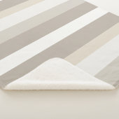 Couverture Sherpa Moderna Linéaire | Alabaster et Os (3/4)