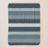 Couverture Sherpa Moderna Linear | Ardoise & Mer Nordique (Devant)