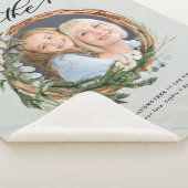 Couverture Sherpa Moderne chic élégante feuille de couronnes photo m (3/4)