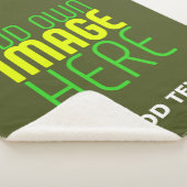 COUVERTURE SHERPA MODERNE ÉDITABLE ARMÉE VERT IMAGE MODÈLE TEXTE (3/4)