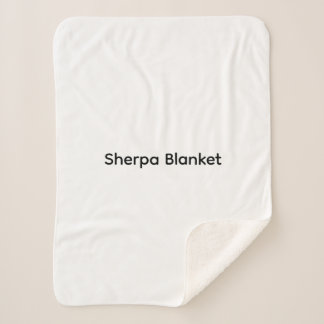 Couverture Sherpa Moderne personnalisé avec votre photo ou texte