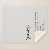 Couverture Sherpa Moderne Simple Meilleure grand-mère toujours Meill (Devant (Horizontal))