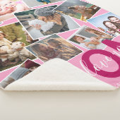 Couverture Sherpa Moderne 'We Love You' Photo Collage Maman (3/4)