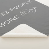 Couverture Sherpa Moins de gens Plus de chiens Sherpa Blanket (3/4)