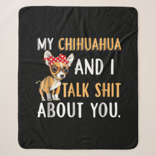 Couverture Sherpa Mon Chihuahua Et Moi Parlons De Vous Cadeau Amoure