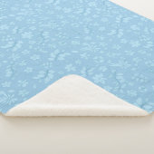 Couverture Sherpa Mon design de fleurs 7 (3/4)