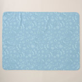 Couverture Sherpa Mon design de fleurs 7 (Devant (Horizontal))