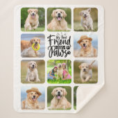 Couverture Sherpa Mon Meilleur Ami A Pws Custom Pet Chien 11 Photo (Devant)