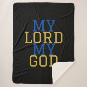 Couverture Sherpa Mon Seigneur Mon Dieu Biblique