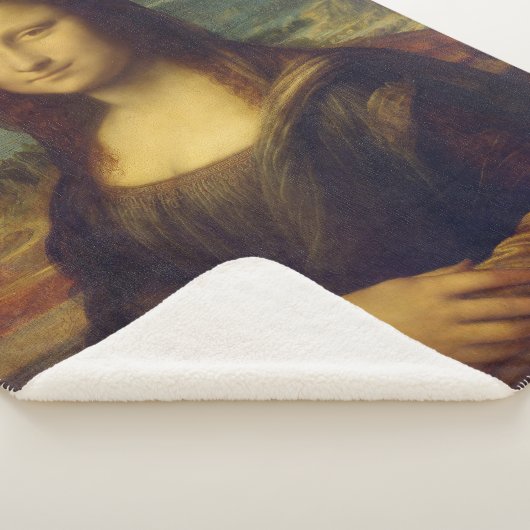 Couverture Sherpa Mona Lisa By Leonardo Da Vinci (3/4)