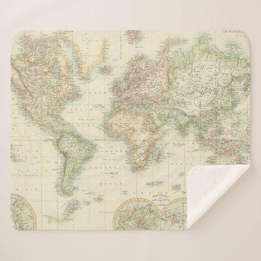 Couverture Sherpa Monde sur la projection de Mercator (Devant (Horizontal))