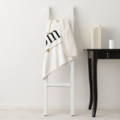 Couverture Sherpa Mondes Noir et Or Meilleur Maman Élégante (En situation)