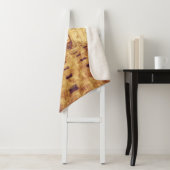 Couverture Sherpa Monogramme. Canal à Venise en Italie. Europe. (En situation)