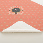Couverture Sherpa Monogramme équestre Chaussure Lucky Horse (3/4)