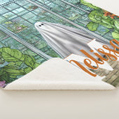 Couverture Sherpa Monogramme fantôme dans la serre (3/4)