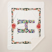 Couverture Sherpa Monogramme H (Devant)