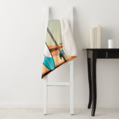 Couverture Sherpa Monogramme minimaliste vectoriel (En situation)