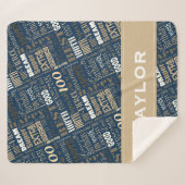 Couverture Sherpa Monogramme photo spécial 100e anniversaire de la f (Devant (Horizontal))