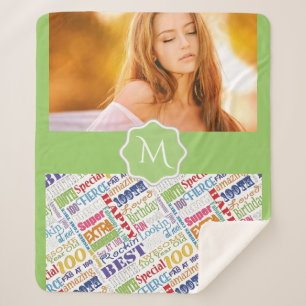 Couverture Sherpa Monogramme photo spécial 100e anniversaire de la f