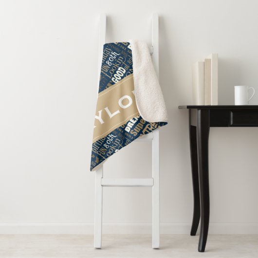 Couverture Sherpa Monogramme photo spéciale 80e anniversaire de la f (En situation)