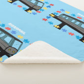 Couverture Sherpa Monorail train car coaster autism puzzle (3/4)