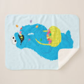 Couverture Sherpa Monstre de biscuits de Pâques (Devant (Horizontal))