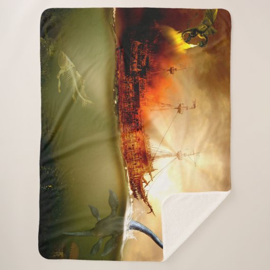 COUVERTURE SHERPA MONSTRES MARINS (Devant)