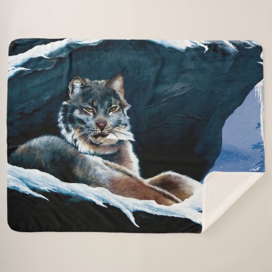 Couverture Sherpa Mont Lynx d'hiver (Devant (Horizontal))
