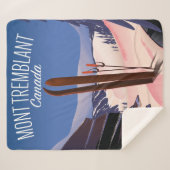 Couverture Sherpa Mont Tremblant Ski Canada (Devant (Horizontal))