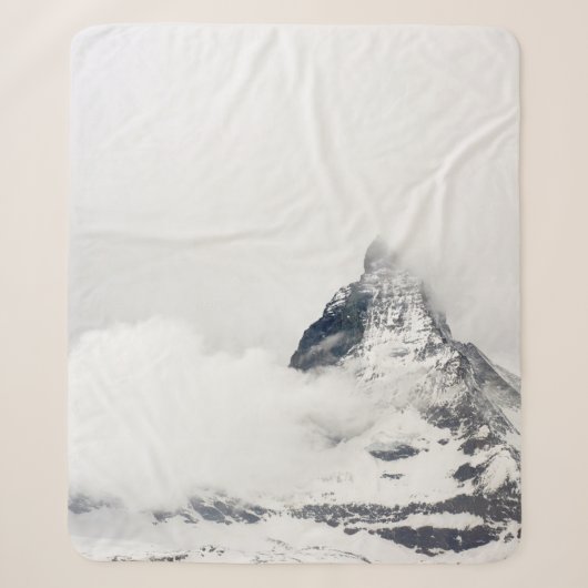 COUVERTURE SHERPA MONTAGNE COUVERTE DE NEIGE (Devant)