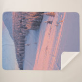 Couverture Sherpa Montagnes neigeuses (Devant (Horizontal))