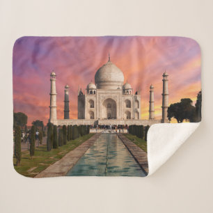 Couverture Sherpa Monuments   Colorful View of the Taj Mahal